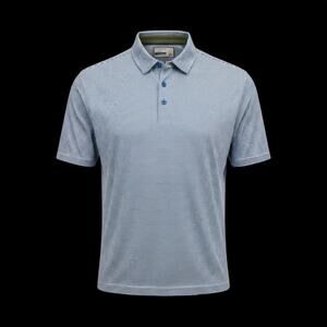 NWT Twillory Athleisure Performance Striped Blue Polo Mens Size 2XL